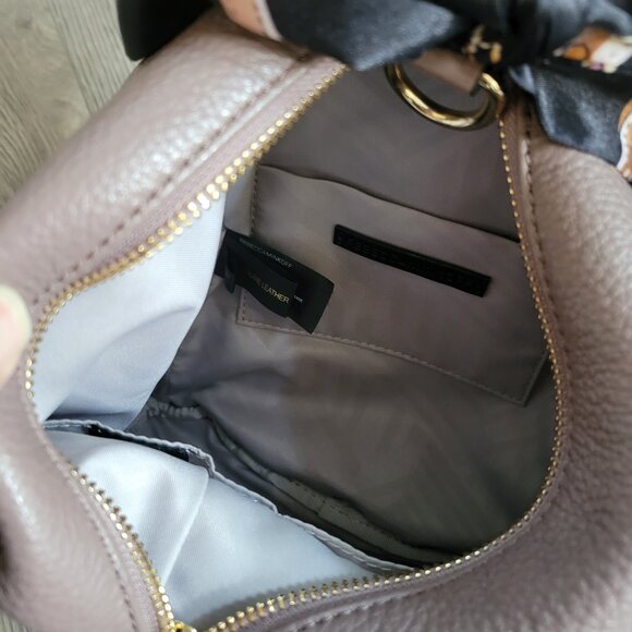 Rebecca Minkoff Medium Julian Leather Backpack in Mink Gold main image 8
